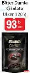 ÜLKER BİTTER DAMLA ÇİKOLATA 120 G